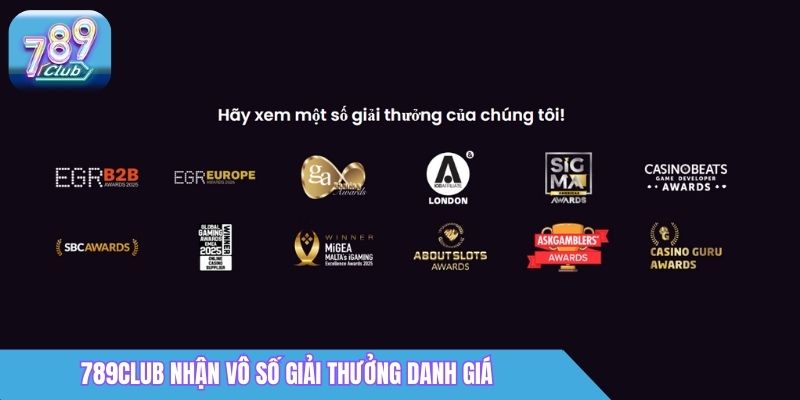 Giới Thiệu 789Club Là Gì? Cổng Game Đổi Thưởng 2026 2 789Club nhận vô số giải thưởng danh giá