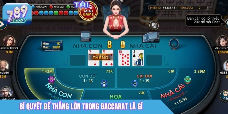 Baccarat 789Club Là Gì? Cách Chơi & Kinh Nghiệm Thực Tế 5 Bí quyết để thắng lớn trong Baccarat là gì?
