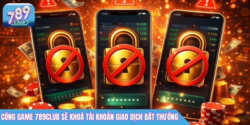 Điều Khoản Sử Dụng 789Club: Quy Định Mới Nhất 2026 3 Cổng game 789Club sẽ khoá tài khoản giao dịch bất thường