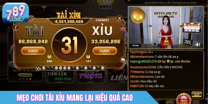 Tài Xỉu 789Club: Cách Chơi & Mẹo Quản Lý Vốn 4 Mẹo chơi tài xỉu mang lại hiệu quả cao