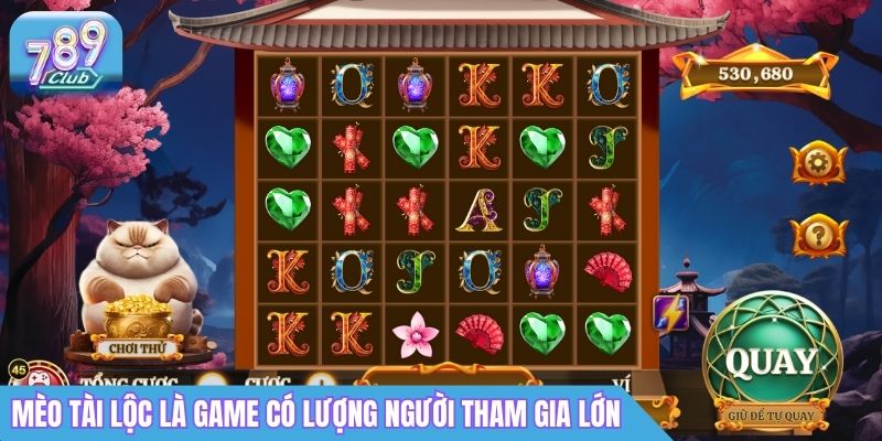 Top Game Nổ Hũ 789Club: Slot Jackpot Dễ Trúng 3 Mèo Tài Lộc là game có lượng người tham gia lớn