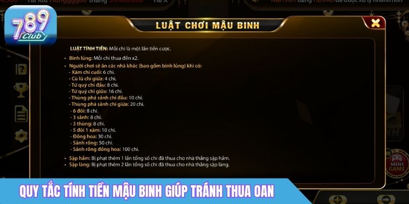Mậu Binh online 789Club: Cách Chơi & Mẹo Xếp Bài Hiệu Quả 3 Quy tắc tính tiền Mậu Binh giúp tránh thua oan