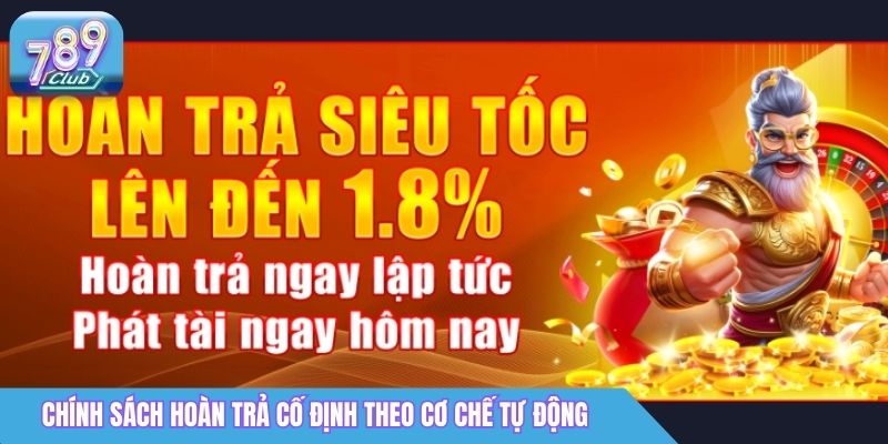 Hoàn Trả 789Club: Tỷ Lệ Cashback & Cách Nhận 2 Chính sách hoàn trả cố định theo cơ chế tự động hàng tuần