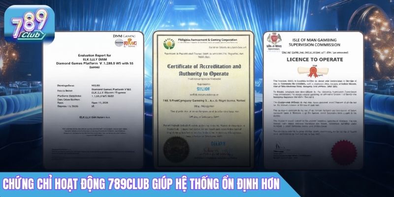 Chứng Chỉ Hoạt Động 789Club: Đánh Giá Mức Độ Uy Tín 2 Chứng chỉ hoạt động 789club giúp hệ thống ổn định hơn